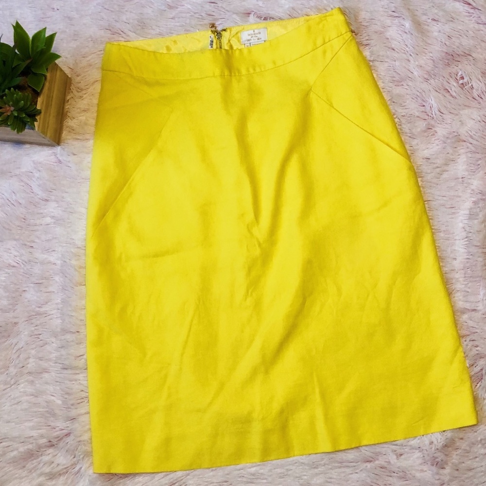 Kate Spade Yellow The Rules Skirt